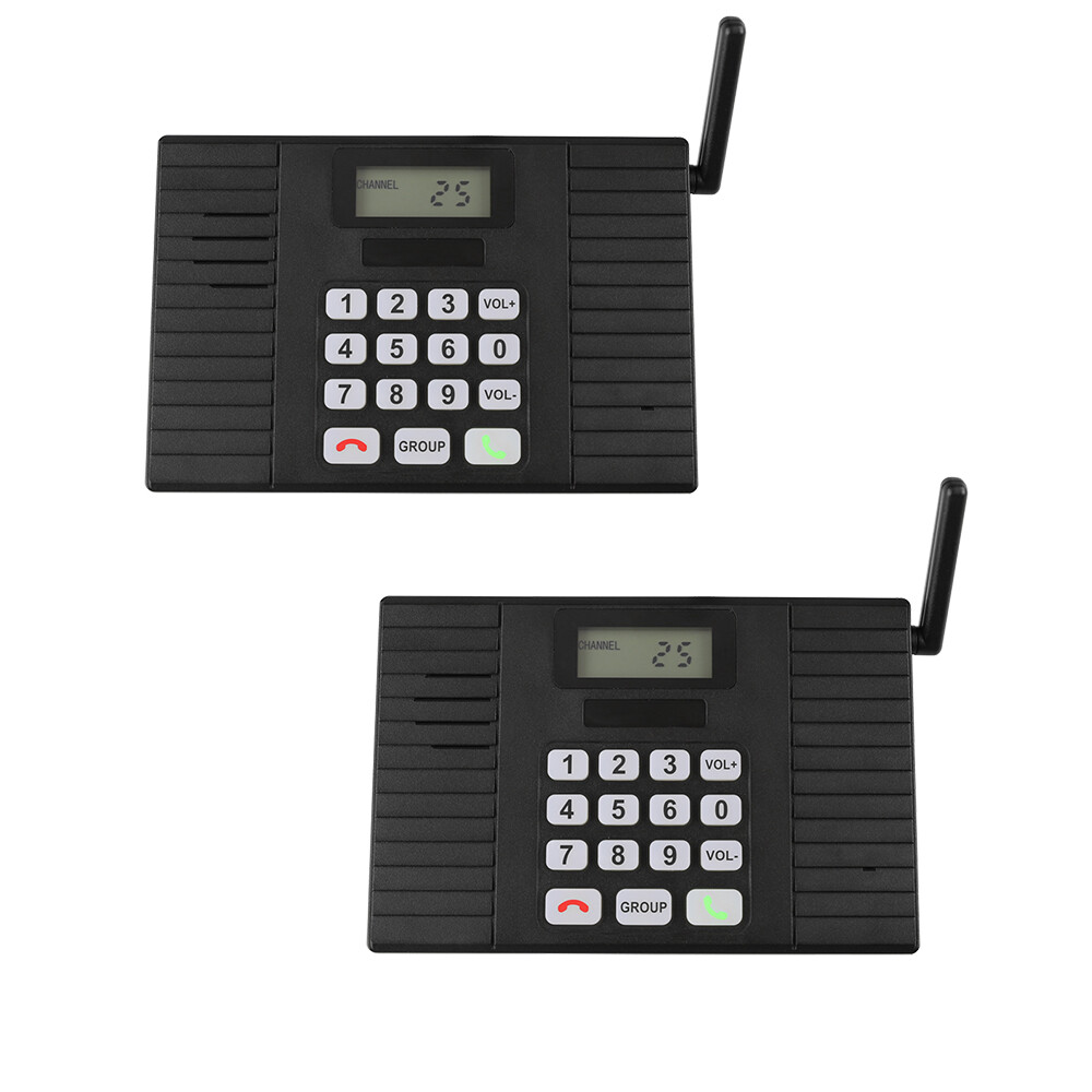 Wireless Intercom System Hand Free 3000 Meters Two Way Communication Intercom