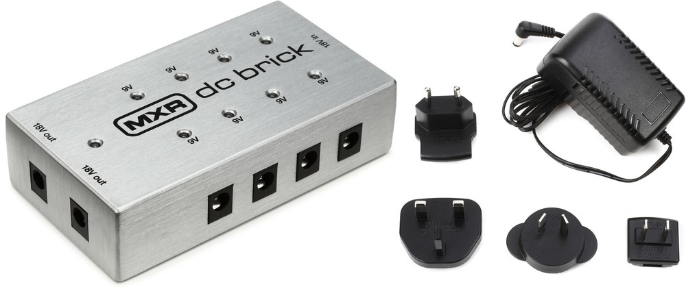 MXR M237 DC Brick Power Supply + Dunlop ECB009G1 Value Bundle