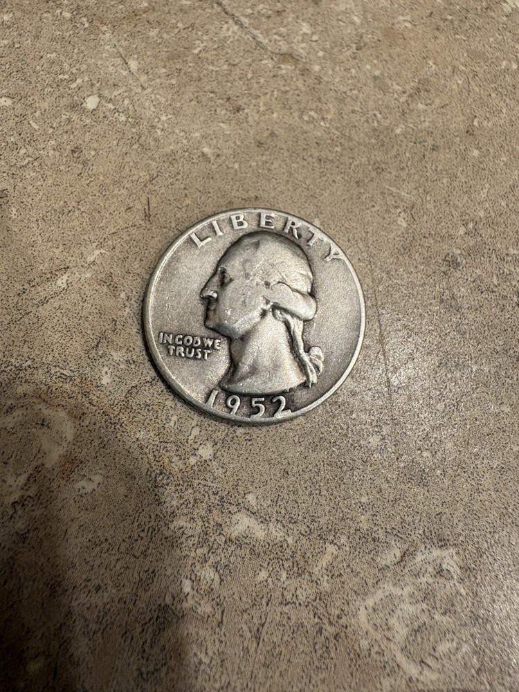 1952 Silver Quarter No Mint Mark