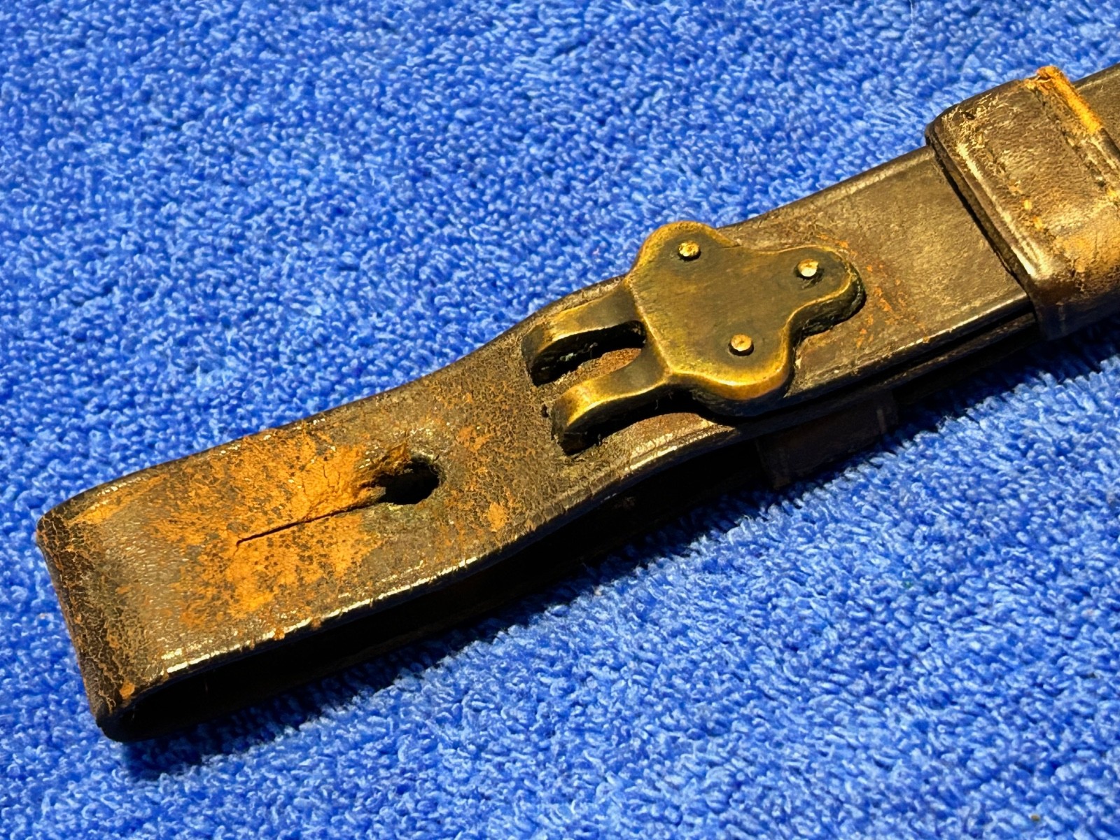 1903 Rock Island Arsenal Leather Sling Strap WWI for a 03 SPringfield