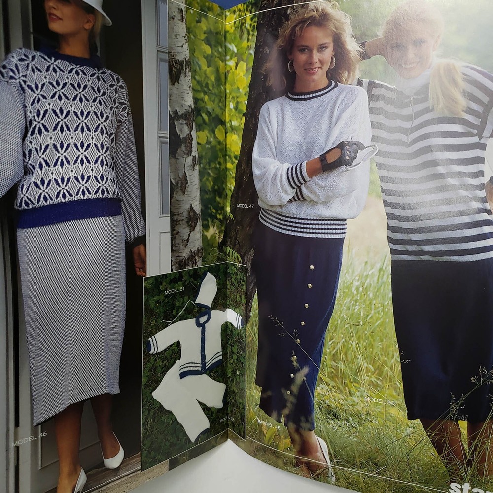 STANETT MASKINSTRIK NR 5 Machine Knitting Patterns Women