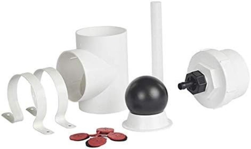 First Flush Downspout - First Flush Diverter Kit, Suits 3" Round Pipes