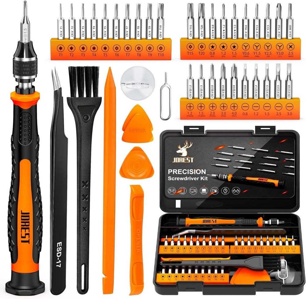 40 Pcs Precision Screwdriver Set with Torx Phillips Triwing for Electronics