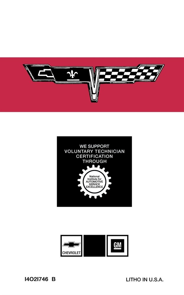 1981 Chevrolet Corvette Owner's Manual