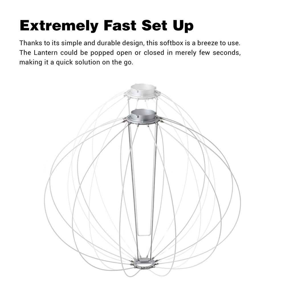 US Godox CS-50D 50cm Lantern Collapsible Softbox For Bowens Mount Studio Flash