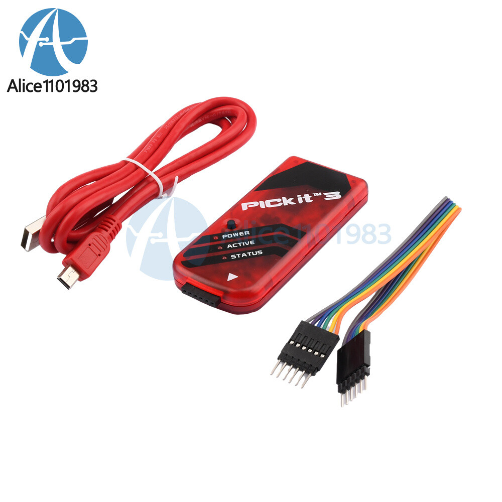 1-10PCS PICKIT3 Microchip Original MPLAB PICkit 3 In-Circuit Debugger Programmer