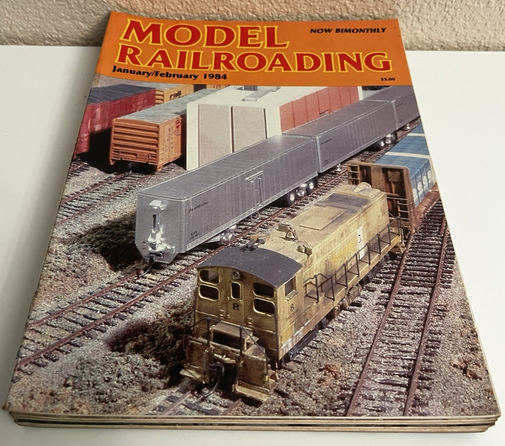Model Railroading Magazine 1984 Complete 6 Issues Design, Landscape, Instruction