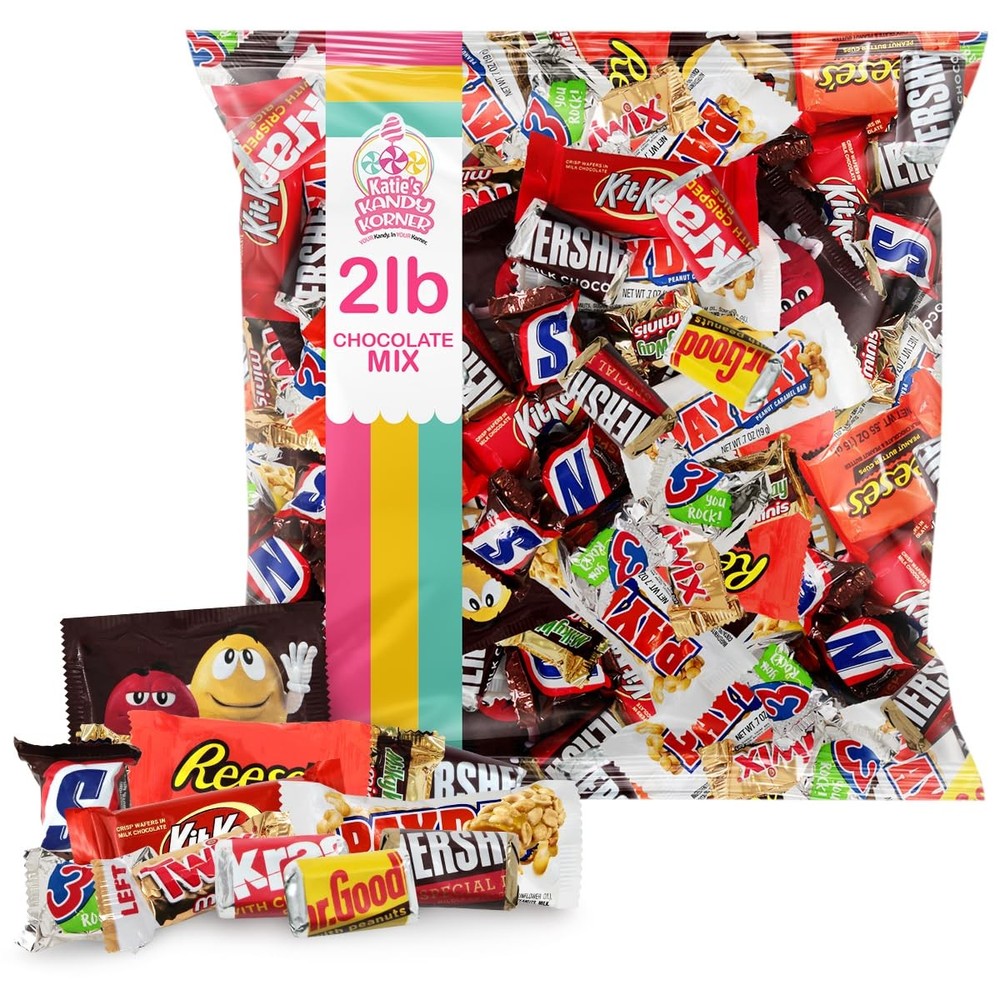 Assorted Chocolate Candy Mix - Individually Wrapped Chocolates - 2lb 2 Lb