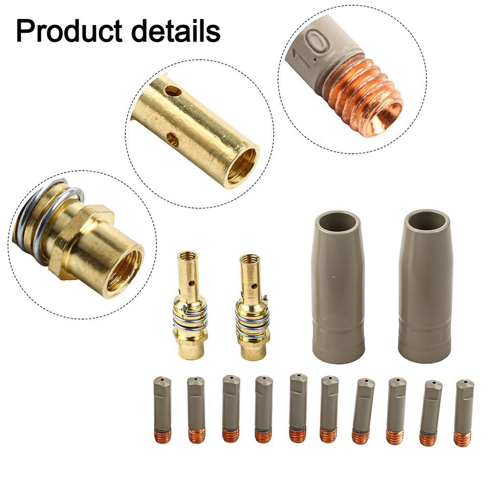 14PCS Coating Protection Nozzle Set for 15AK NonStick Welding Efficiency