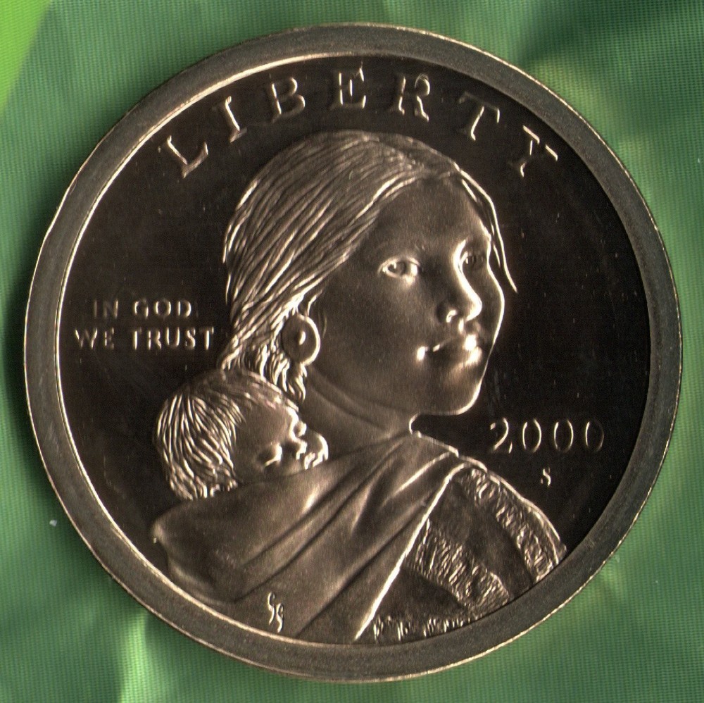 2000 S Proof Sacagawea Dollar Coin Uncirculated