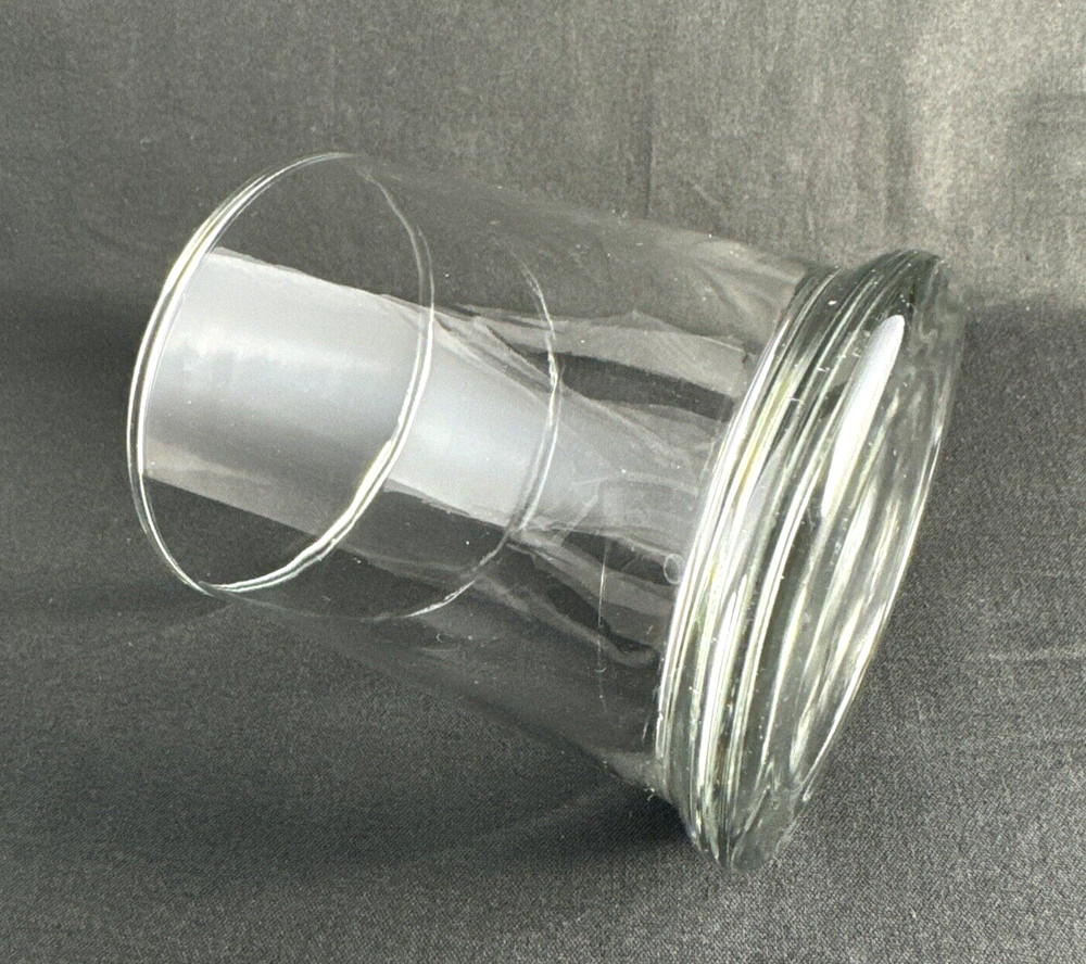 GLASS CANDLE CONTAINERS (empty) SET OF 2