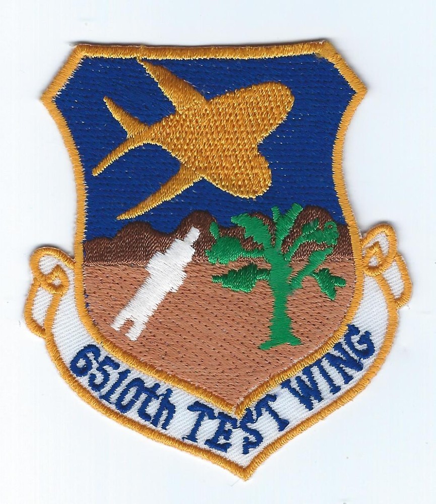 6510th TEST WING  patch