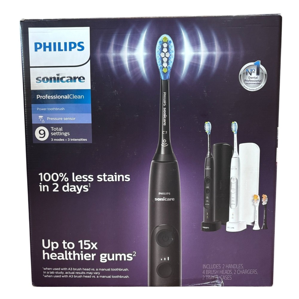 Philips Sonicare Professional Clean Toothbrush 2 Pack