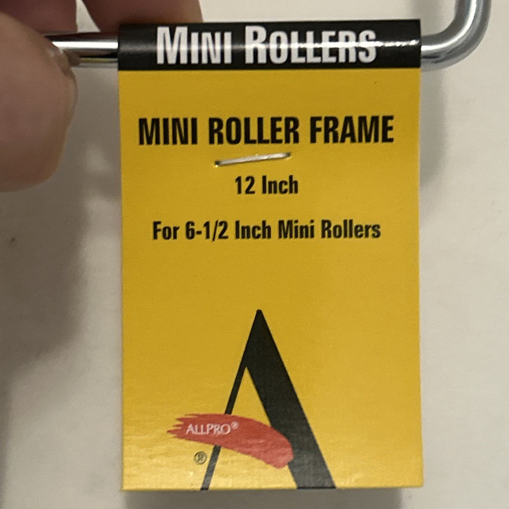 Allpro Mini Paint Roller Frame 12" 7757 For 6-1/2” Rollers