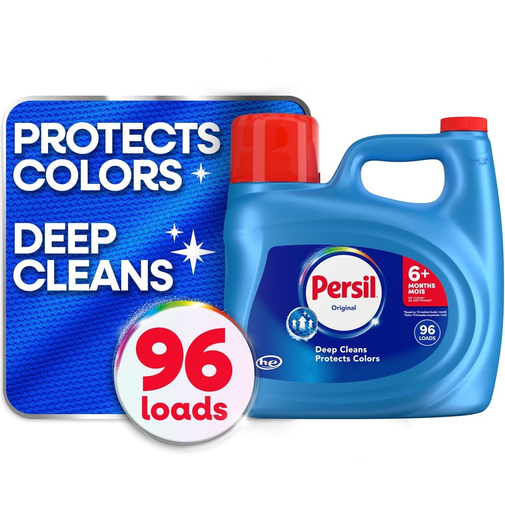 Deep Clean Liquid Laundry Detergent, Original, 126 fl oz, 96 Loads