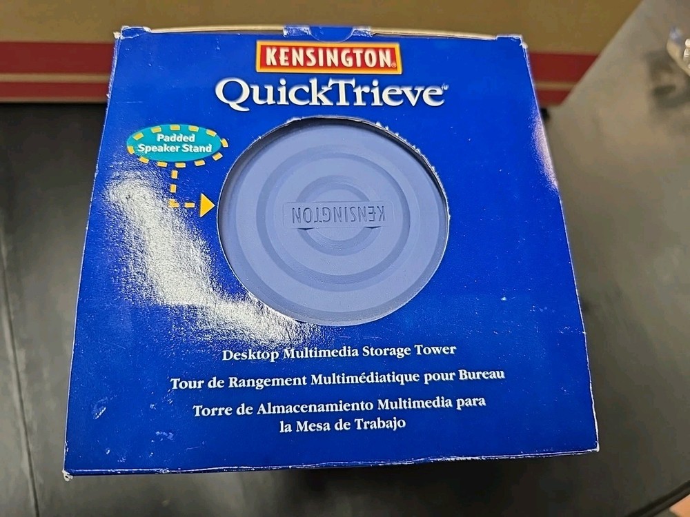 Kensington QuickTrieve Stackable Modular CD Storage Tower 16 Disk - CREAM - NIB