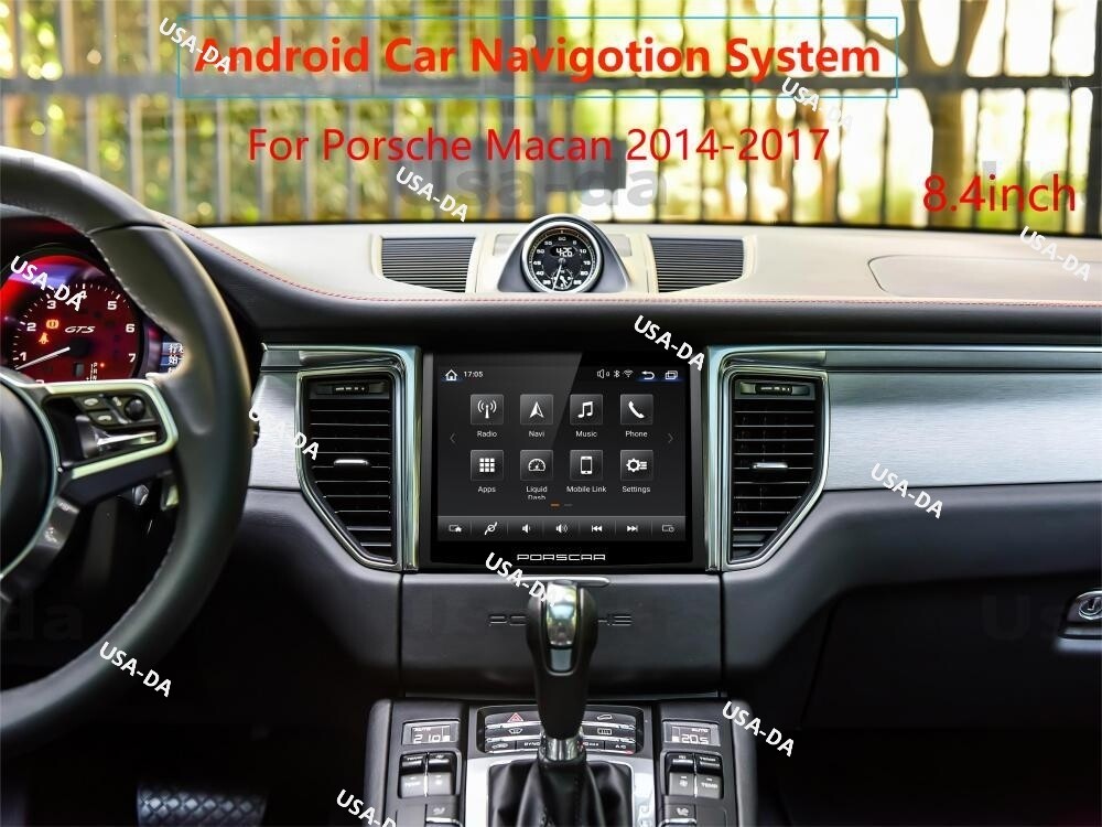 8.4" touch screen Car Radio Navigation GPS CarPlay  for Porsche Macan 2014-2017