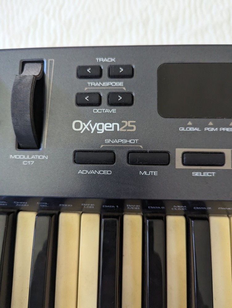 M-Audio OXYGEN25 USB MIDI Controller with Smart Controls Untested