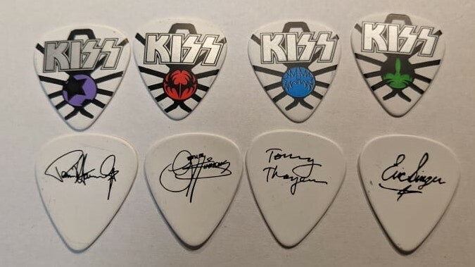 KISS 2014 40th Anniversary Tour SPIDER LOGO   Guitar Pic Pick