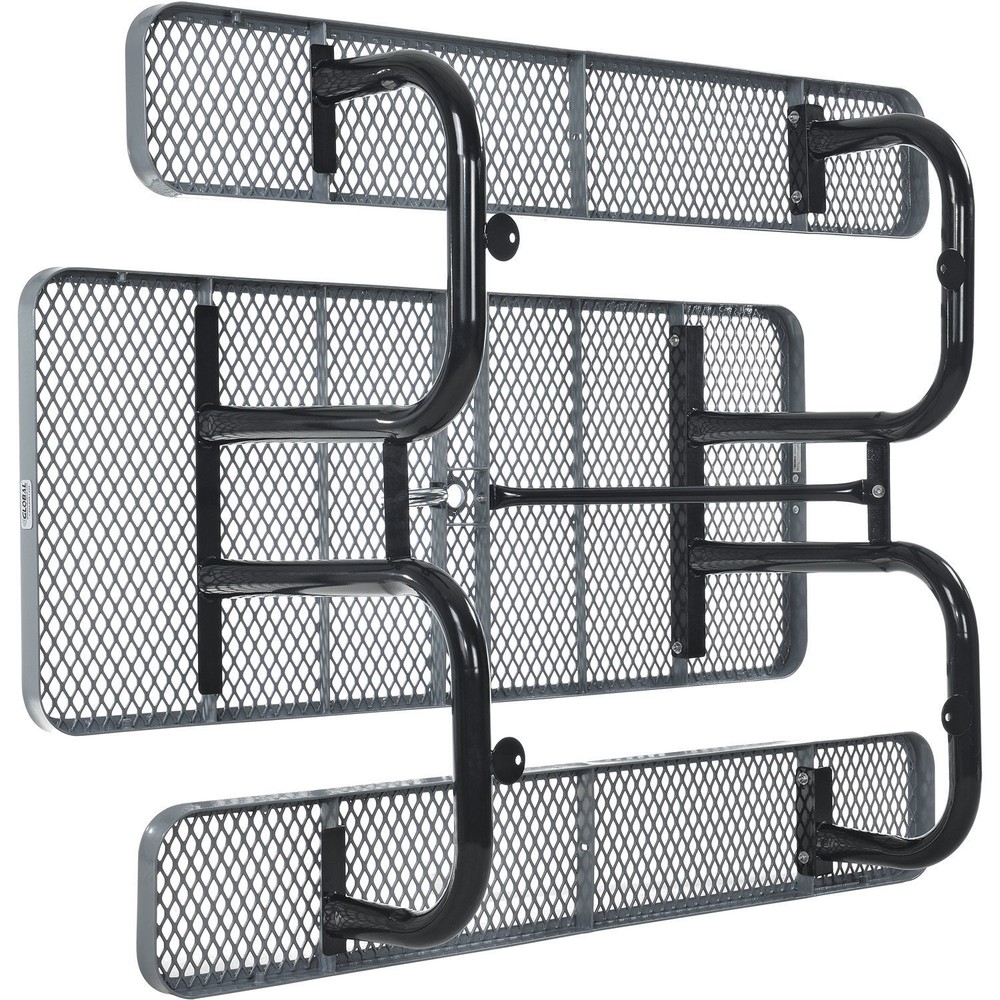 Global Industrial 72" Rectangular Picnic Table Surface Mount Gray
