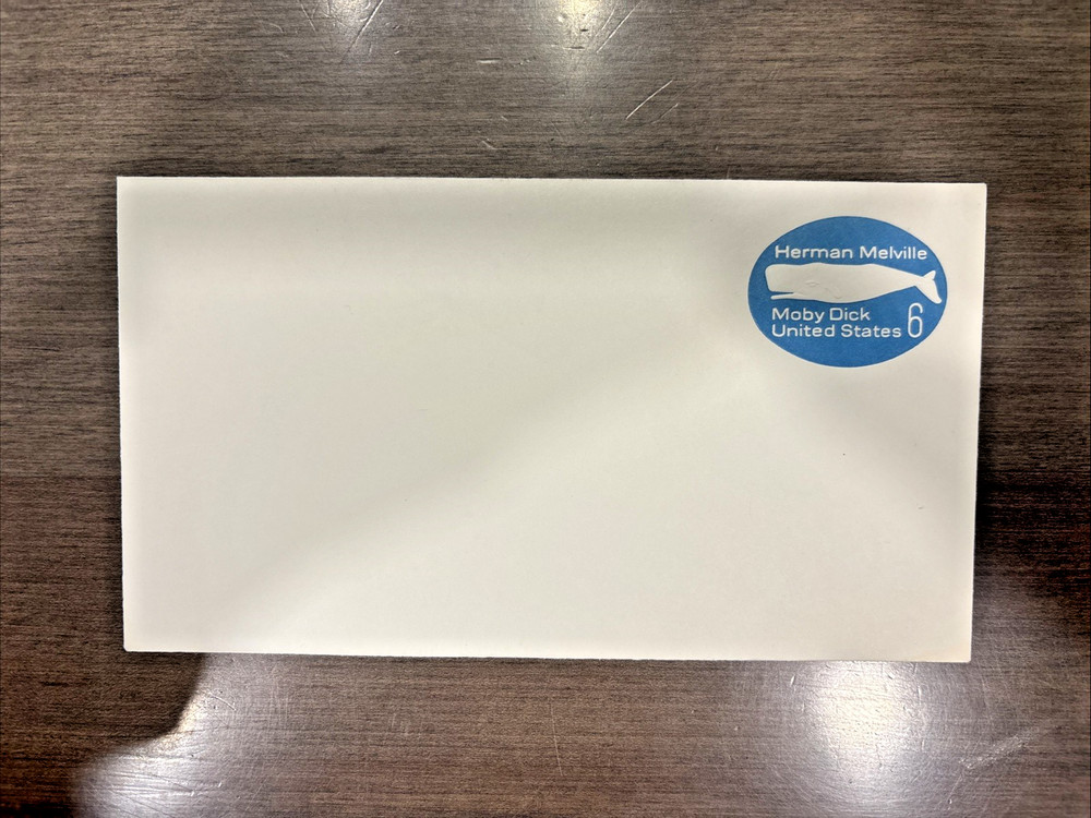 1970 6c Moby Dick Prestamped Envelope #U554