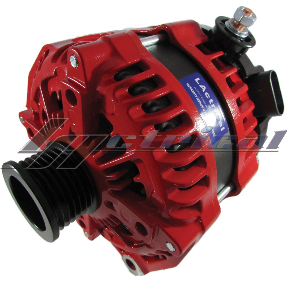 HIGH OUTPUT 300 AMP RED ALTERNATOR 6 PHASE HAIRPIN FOR CHEVY GMC CADILLAC TRUCK