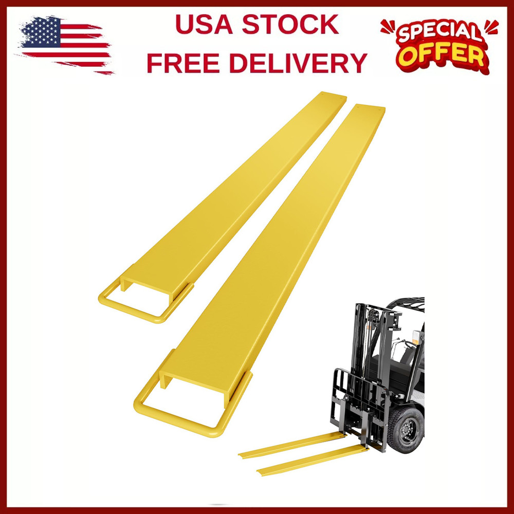 ⭐60/72/84" Pallet Fork Extension 5.5"Width Forklift Extensions,Forklift Loaders