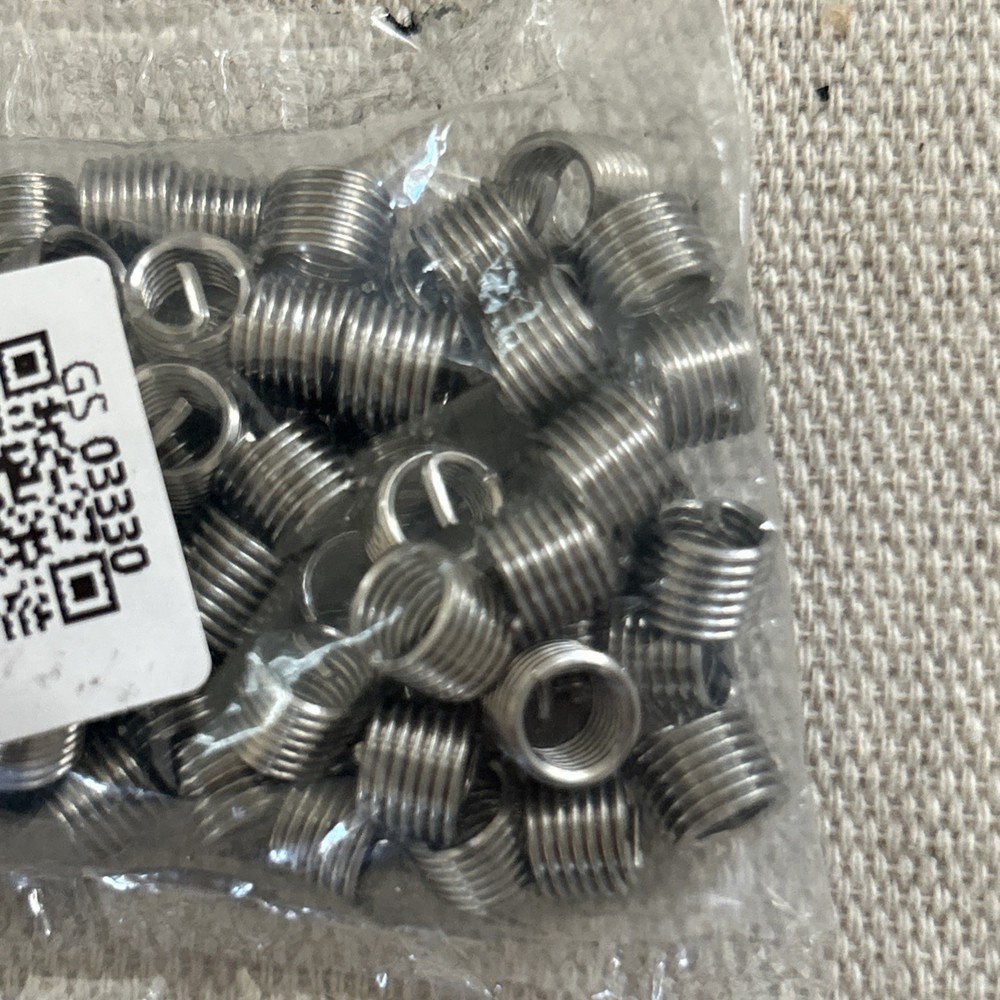 100 Piece Thread Inserts 1.5 Stainless Steel