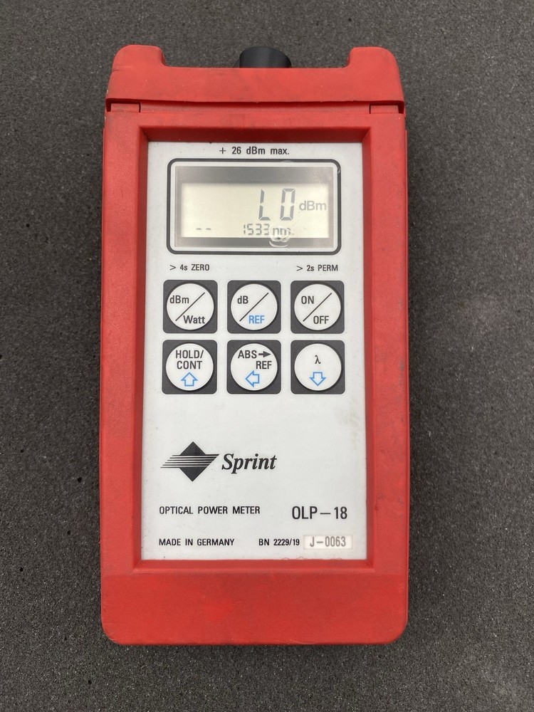 SPRINT OLP-18 OPTICAL POWER METER