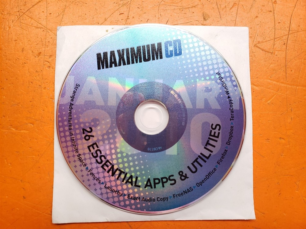⭐️⭐️⭐️⭐️⭐️ Maximum CD January 2010 26 Essential Apps and Utilities
