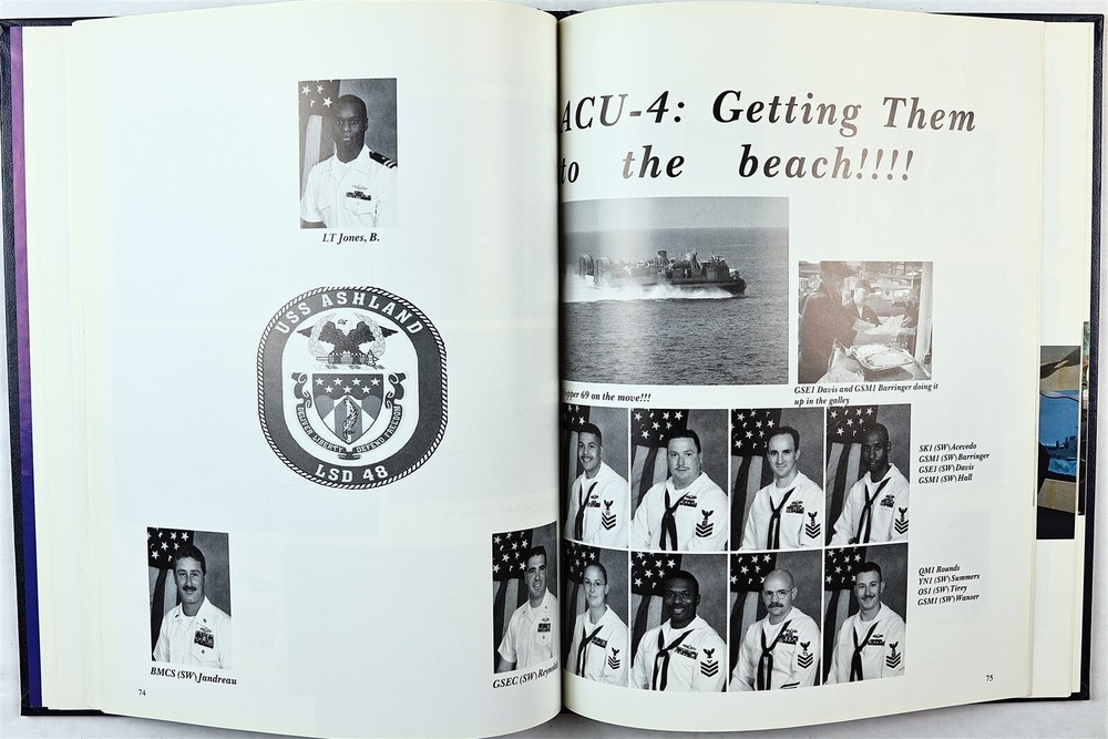 USS Ashland (LSD-48) 2000 Mediterranean Deployment Cruise Book