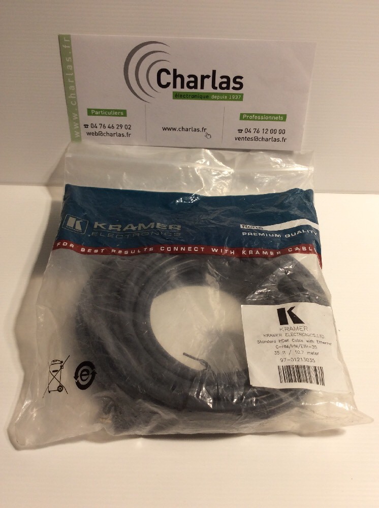 KRAMER Standard HDMI Cable With Ethernet Cable Chm / Hm / ETH-35. 10.7m