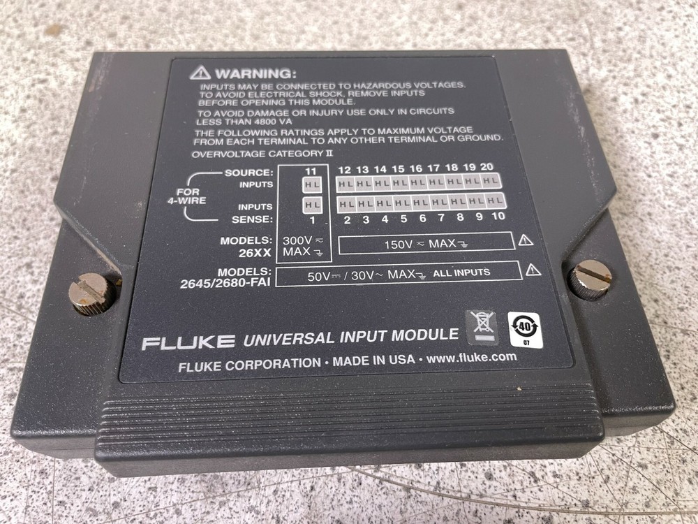 Fluke Universal Input Module