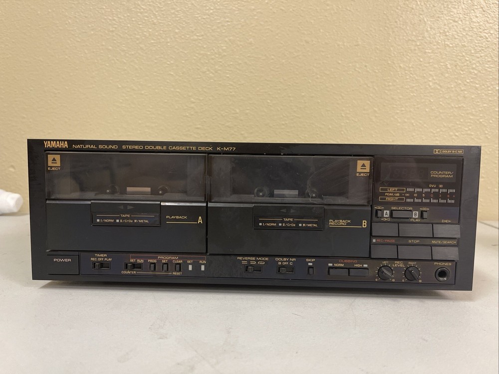 Yamaha k-m77 Double Cassette Deck