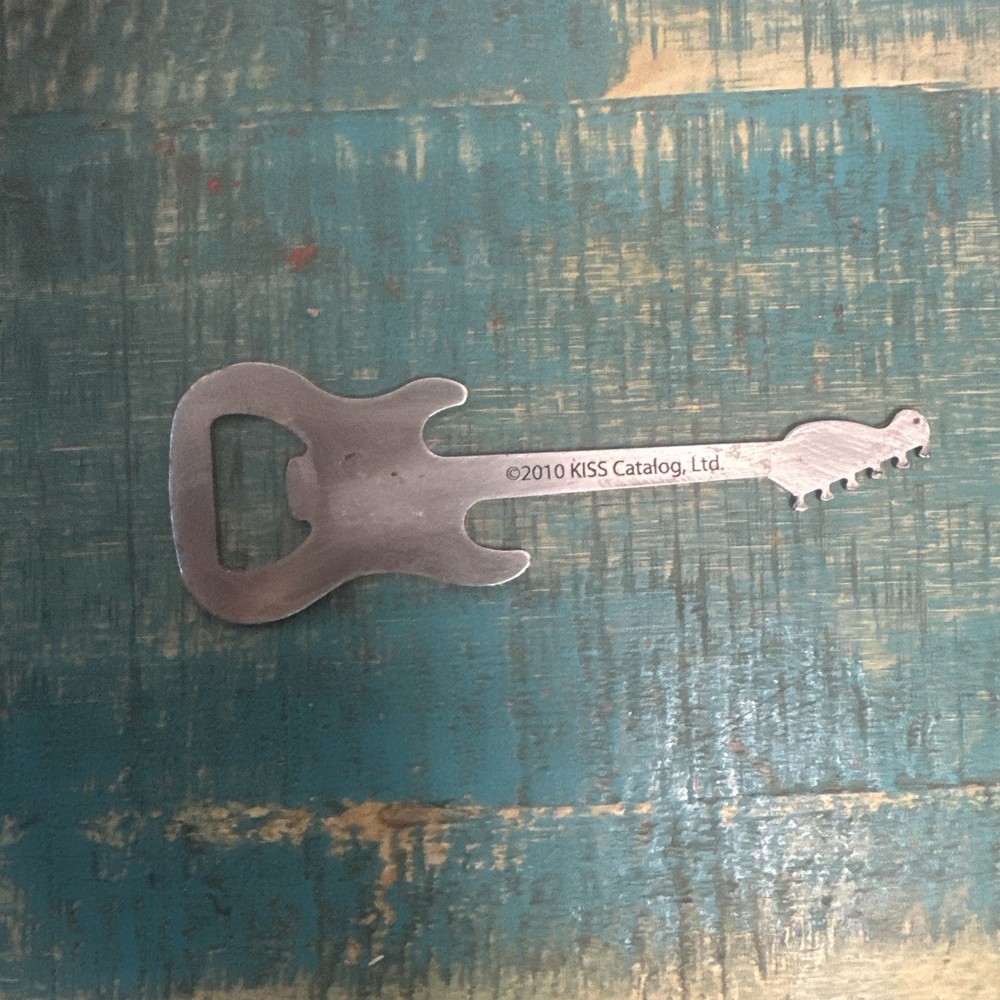KISS Magnetic guitar Bottle Opener RARE 2010