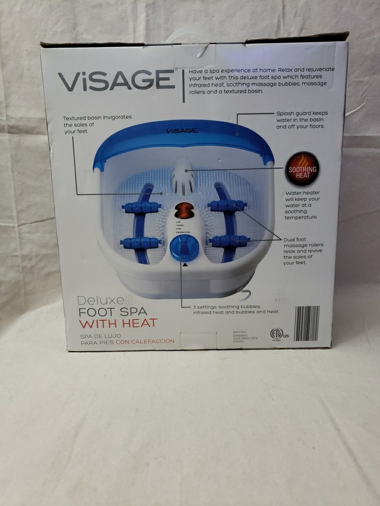 Visage deluxe foot spa with heat