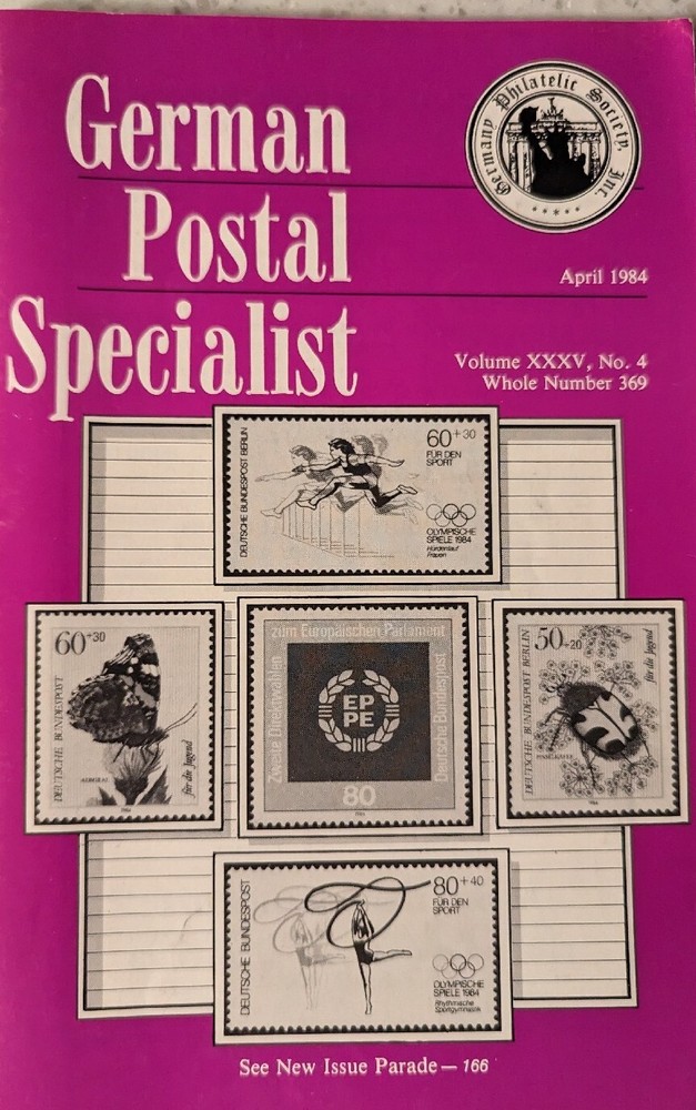 German Postal Specialist Apr 1984 Berlin Emergency Envelopes Expertization