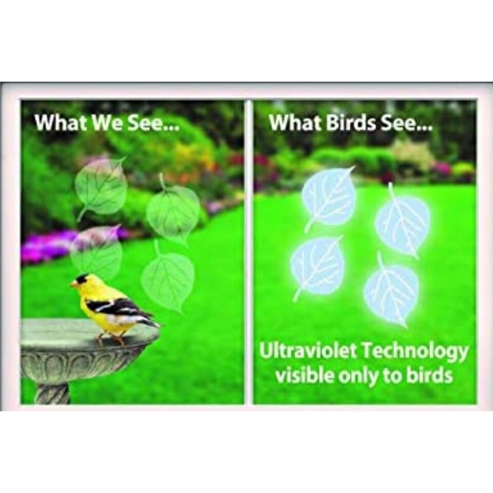 Window Alert ANTI-COLLISION CLINGS ASPEN LEAF DECALS PREVENT BIRD WINDOW STRIKES