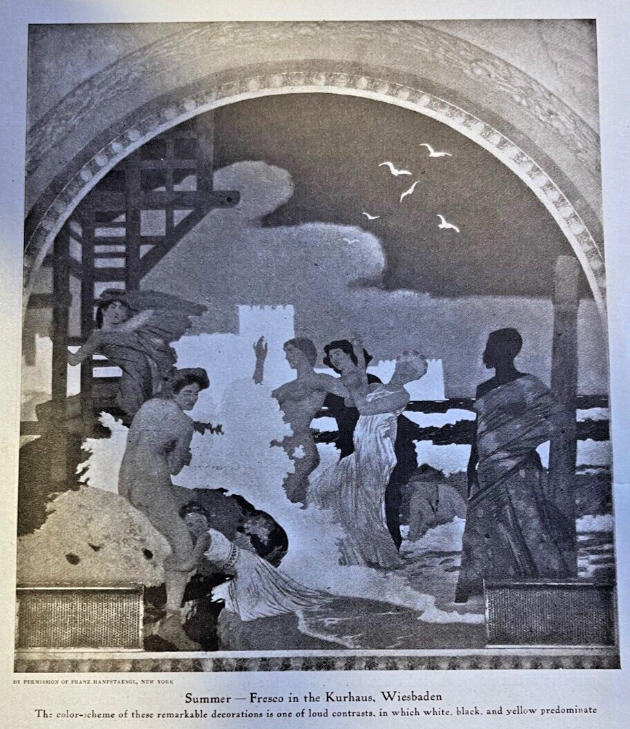 1913 Artist Fritz Erlin illustrated