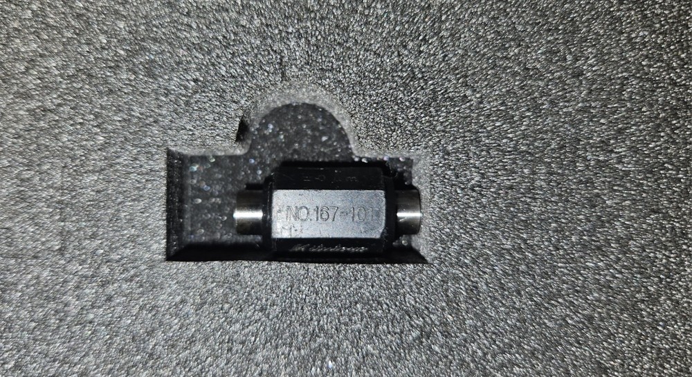 Mitutoyo 324-512-30 Digimatic Interchangeable Anvil Gear Tooth Micrometer