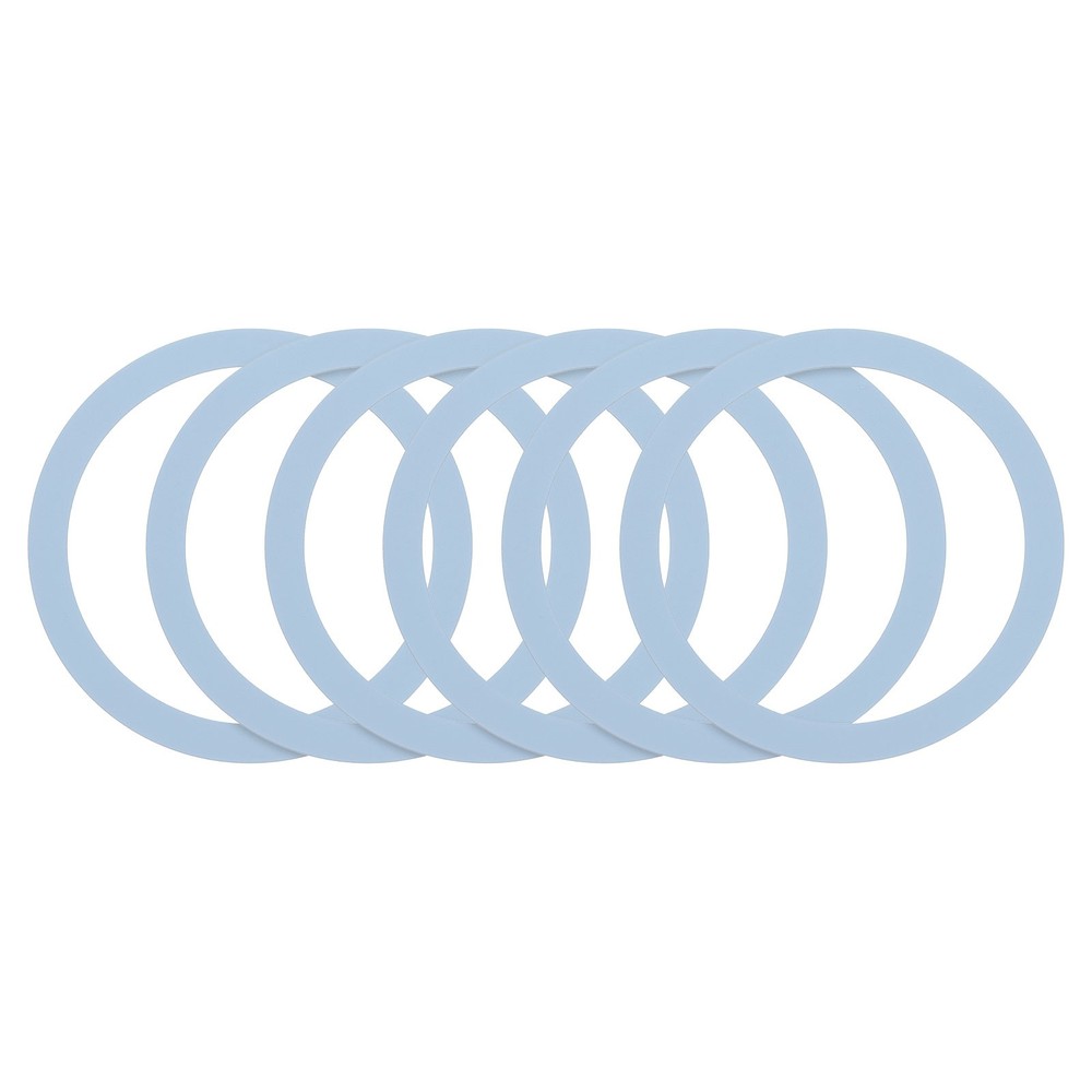 6Pcs Magnetic Sticker Ring, Magnetic Adapter Ring, Blue