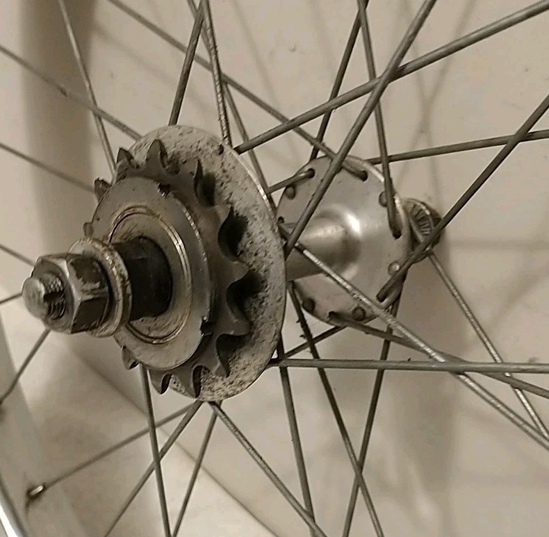 Vintage 1970's Schwinn 28 Spoke 20" Exerciser Bike Wheel