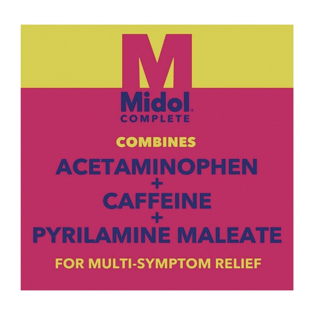 Midol 64458 Complete Menstrual Caplets (60/Box) New