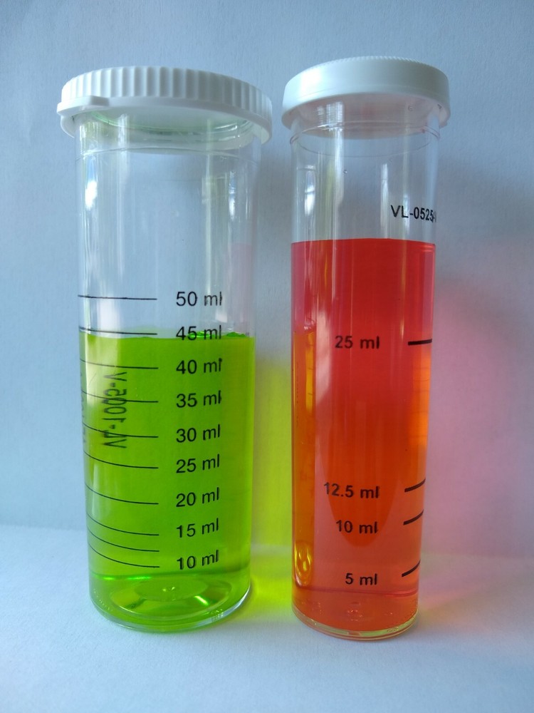 Vial, sample, 10-50 mL / Sample vial 5 - 25 ml marks