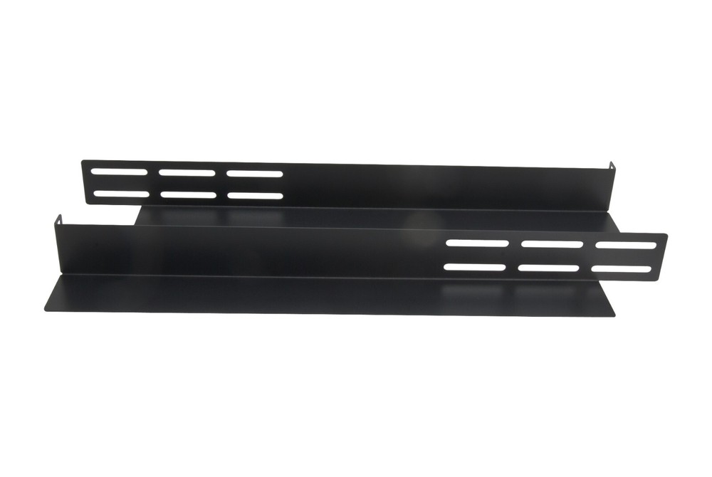 1U Audio Network 4-Post Rack Mount Server Shelf Rails Heavy Duty 1 Space Storage