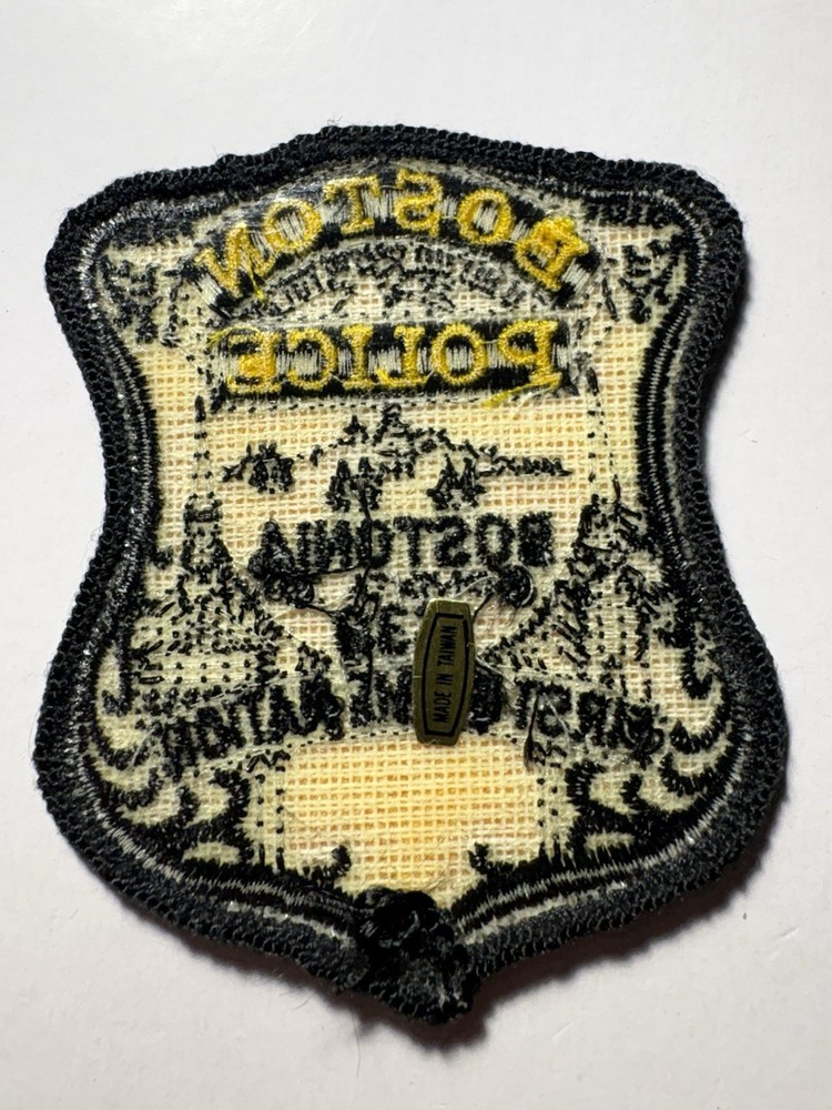 Boston Massachusetts Police Patch