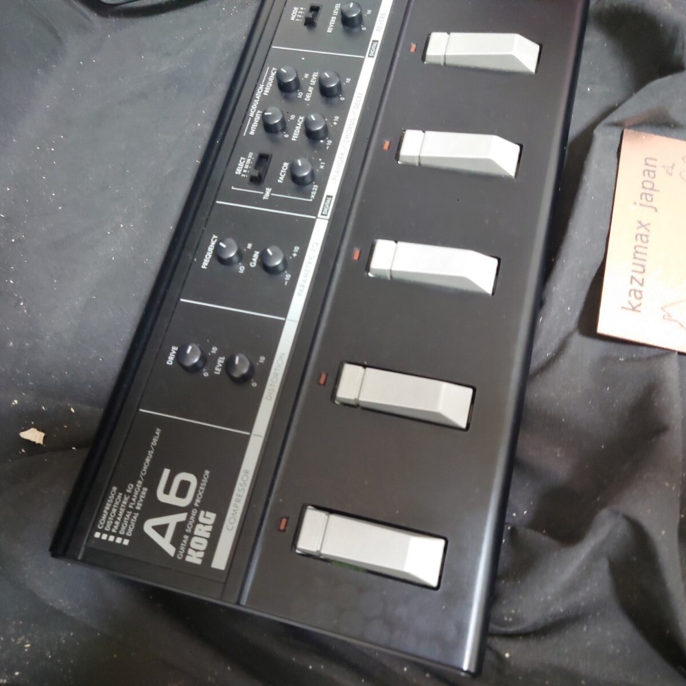 Korg A6 Guitar Multi Effects Processor Foot Controller Tested
