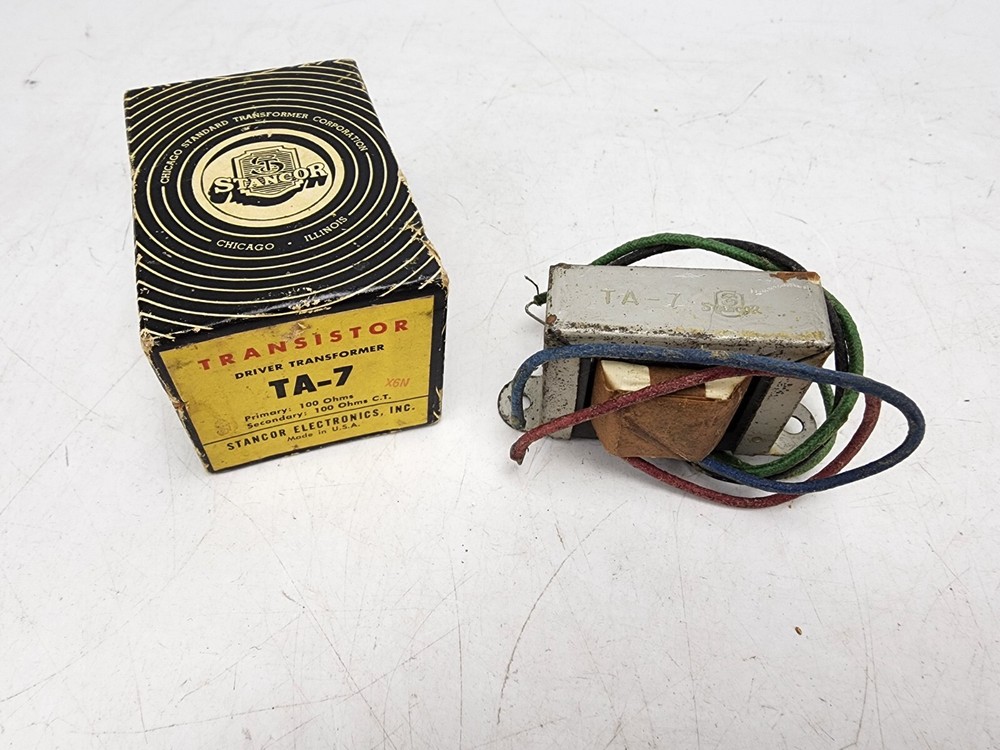 Vintage Stancor TA-7 Transistor Driver Transformer AS IS