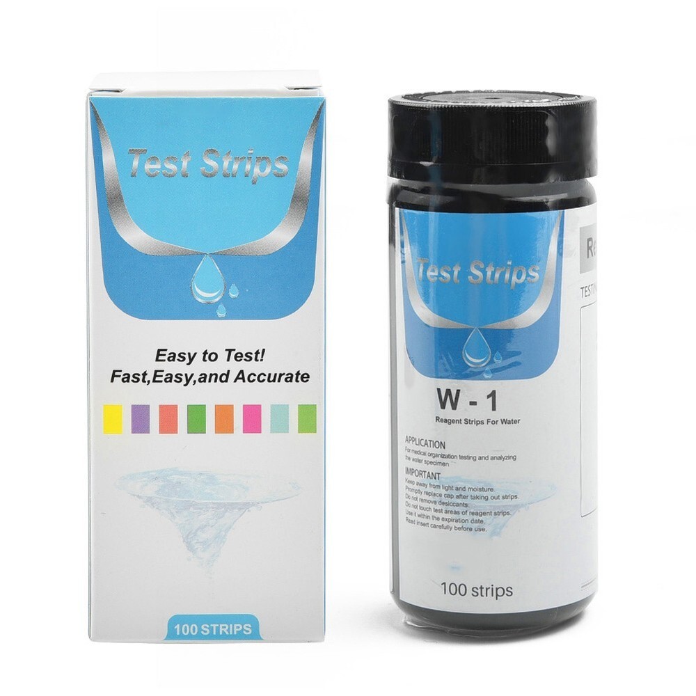 100PCS Water Total Hardness Test Strips Quick and Easy Testing Kit 0-425 PPM