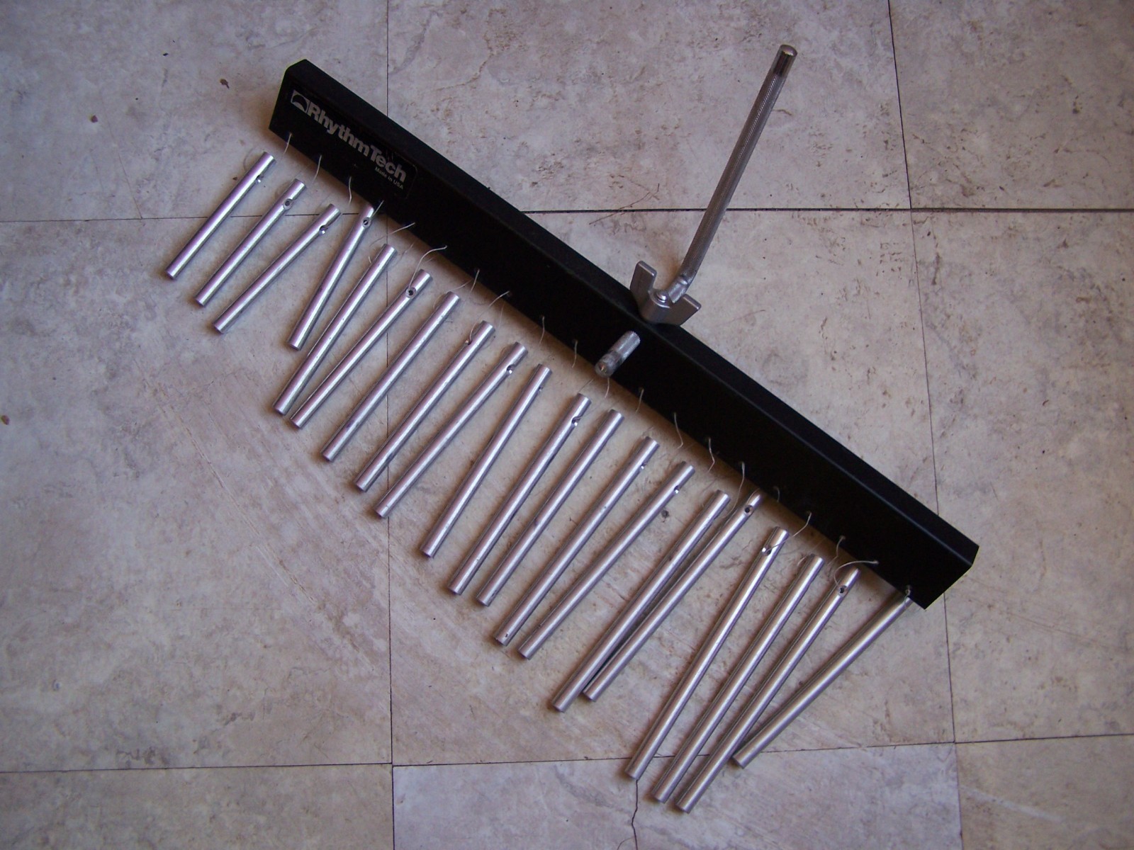 ⚡Rhythm Tech Bar Chimes RT8100-Black/Chrome 20 Bars⚡